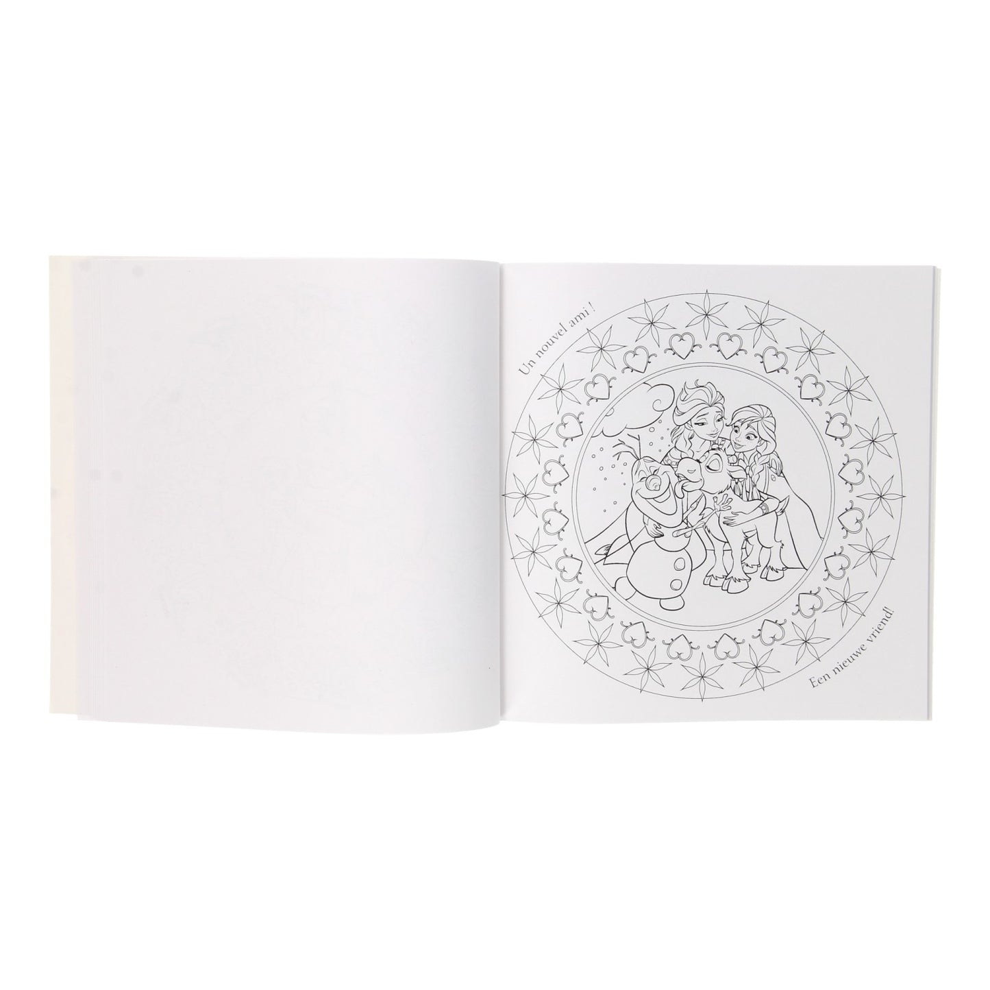 Livre de coloriage Mandala congelé Disney