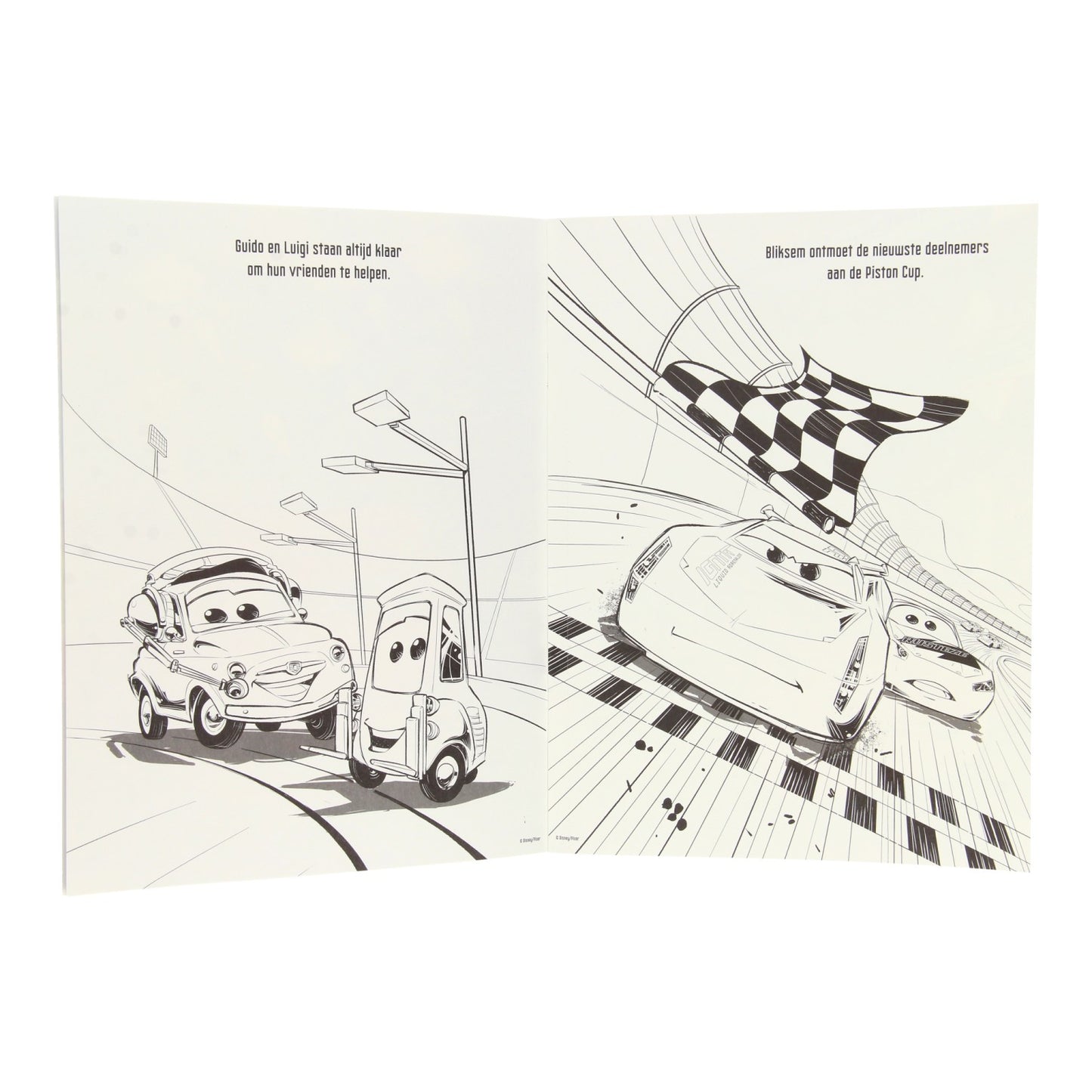 Voitures 3 autocollants et livre de coloriage