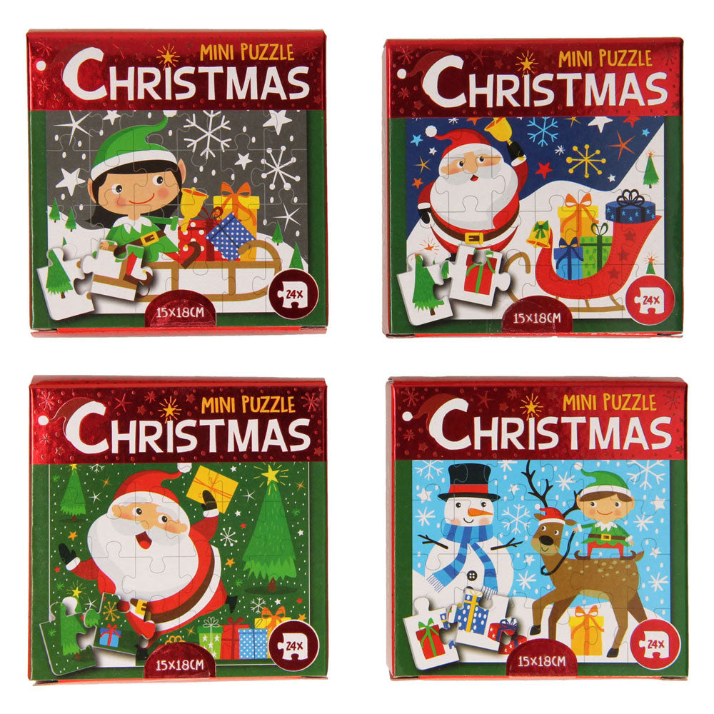 WinS Holland Mini Puzzle Christmas, 24st.