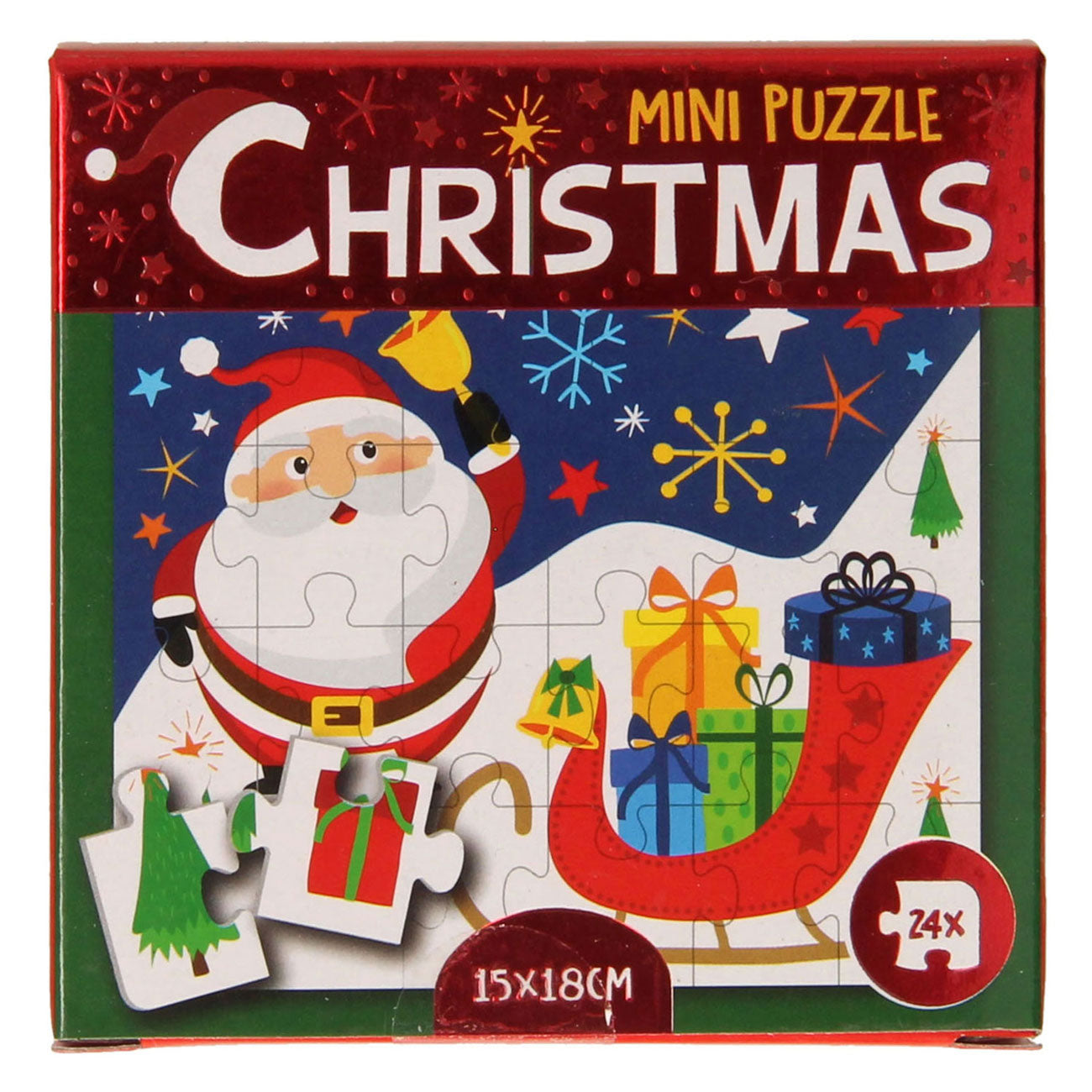 WinS Holland Mini Puzzle Christmas, 24st.