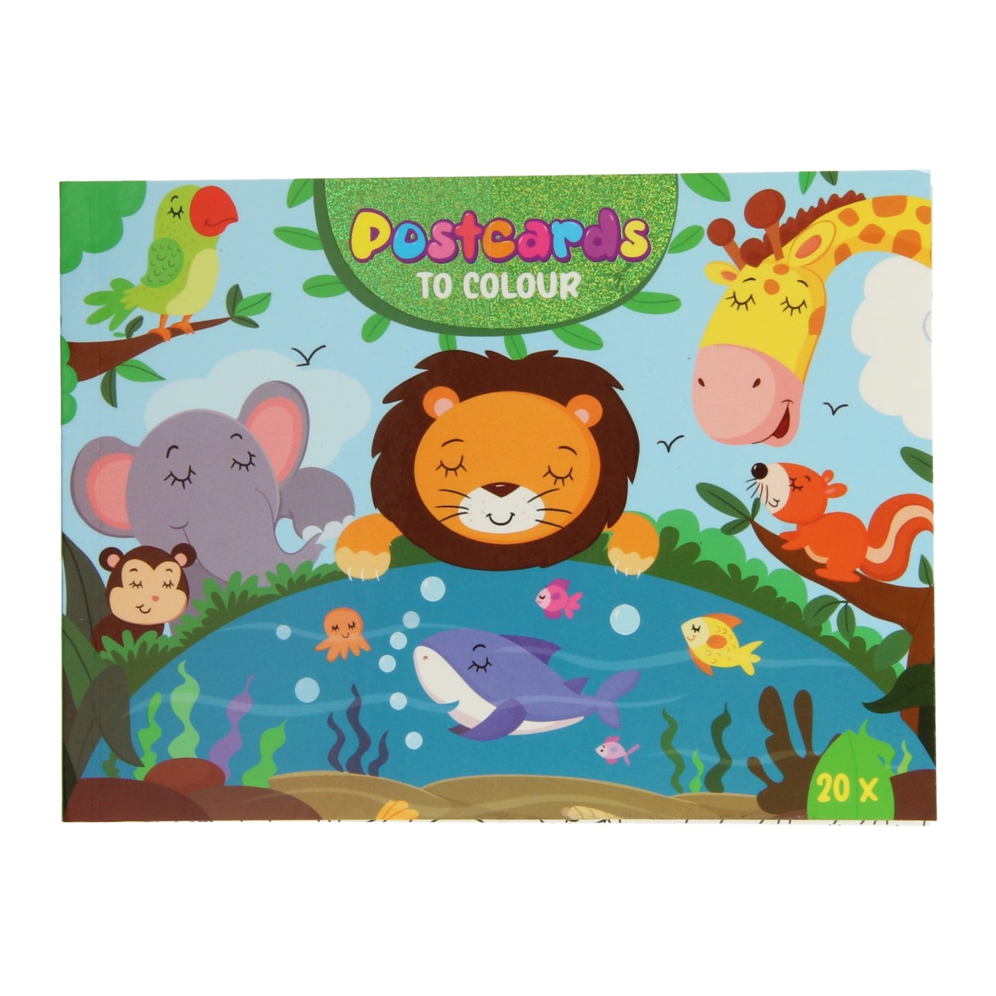 Gagne les couleurs des cartes postales hollandaises pour le zoo