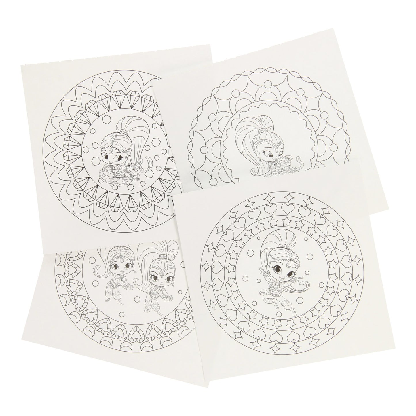 Shine Shine mini livre de coloriage mandala