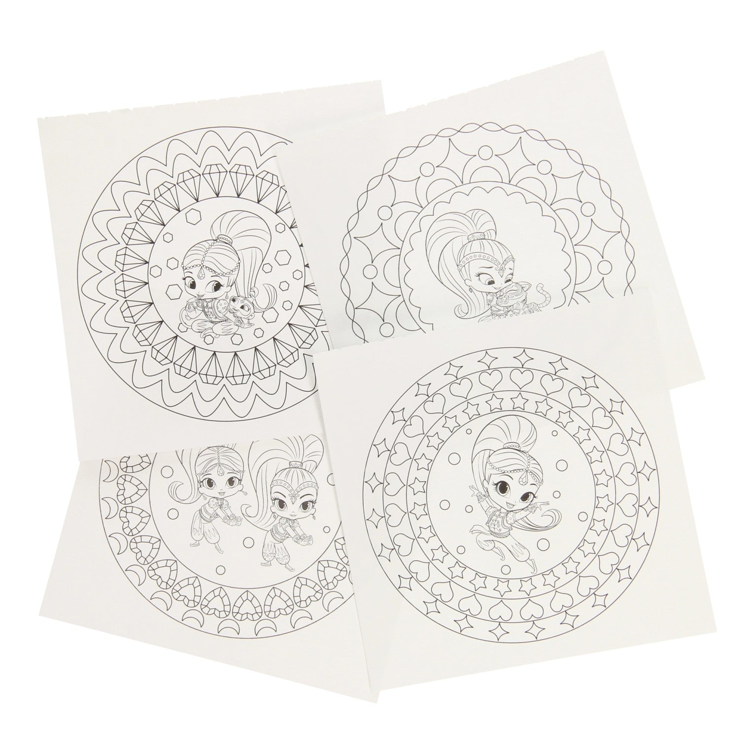 Shine Shine mini livre de coloriage mandala