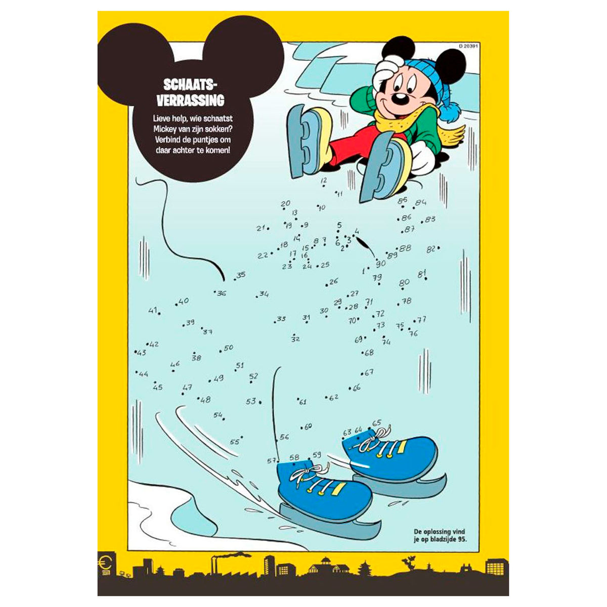 Livre d'hiver Mickey Mouse