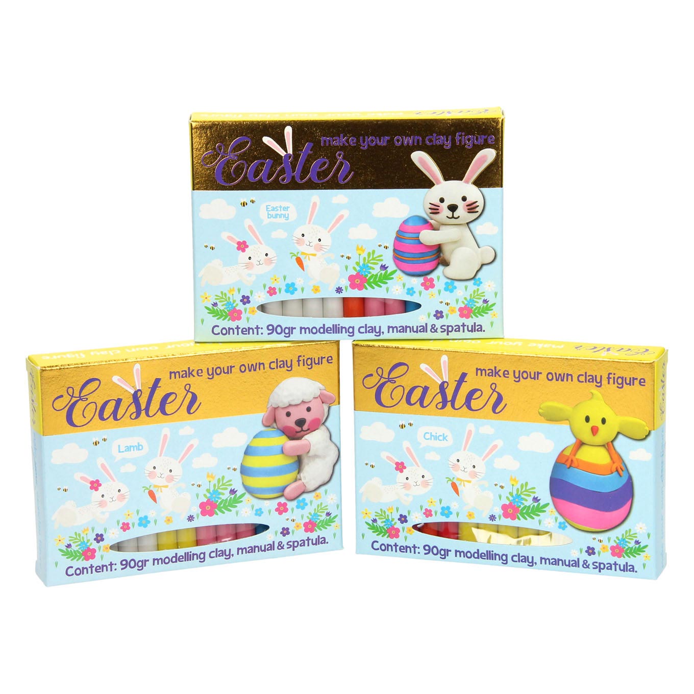 Wins Holland set d'argile Pâques - 90gr. argile