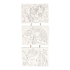 Peinture sur toile Ensemble de licorne, ensemble de 3 pièces.