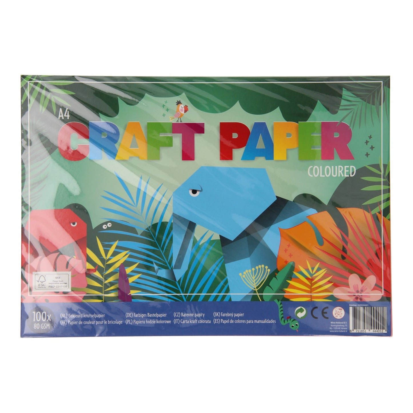 - Craft Paper Junior 21 x 30 cm A4 100 feuilles