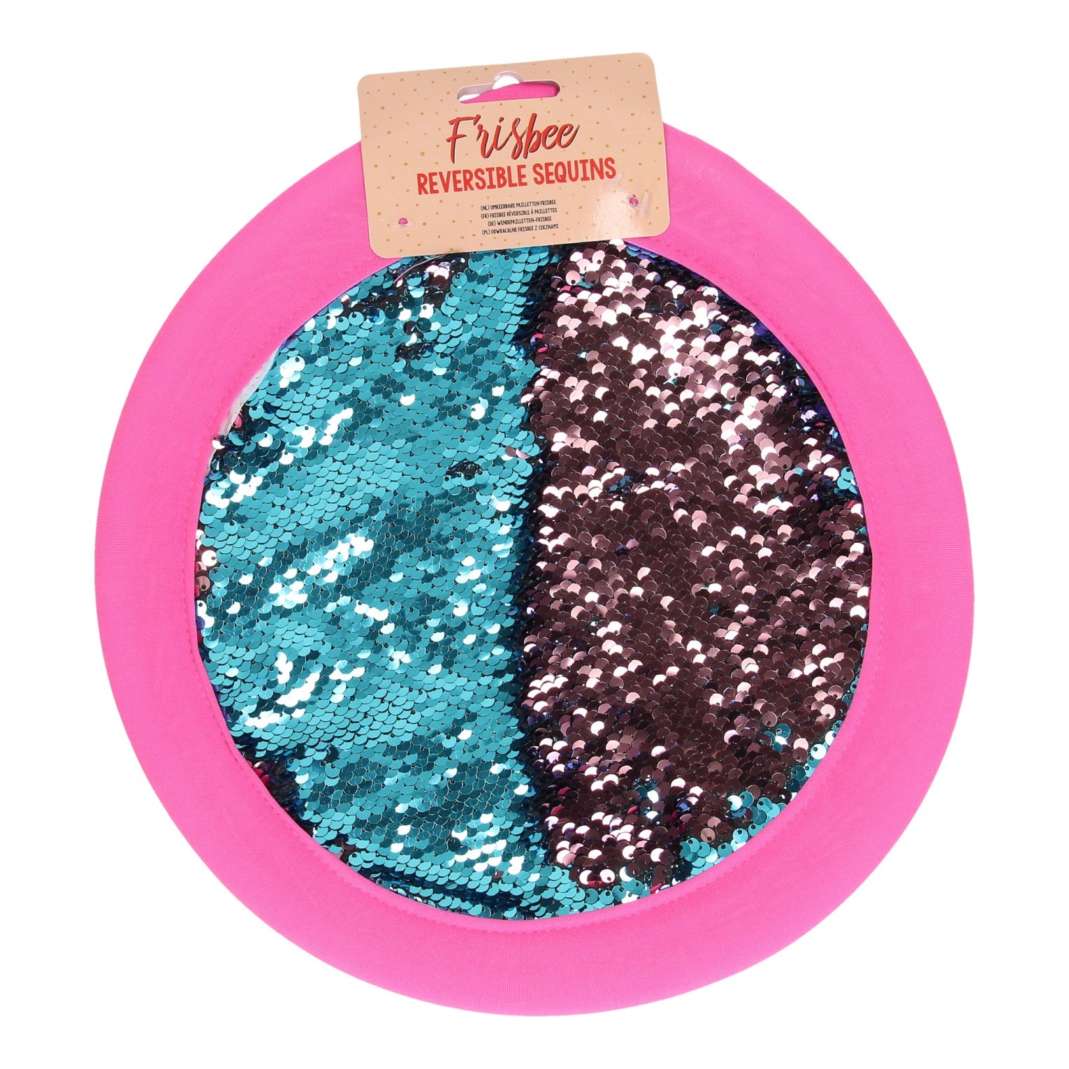 Frisbee avec paillettes
