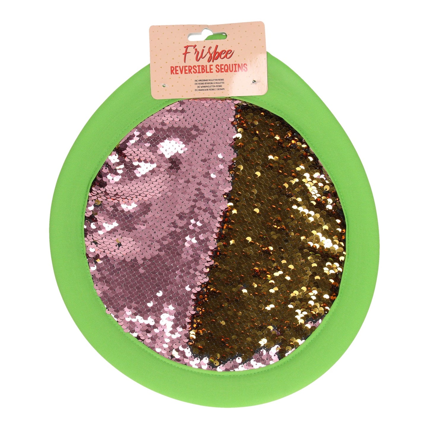 Frisbee avec paillettes