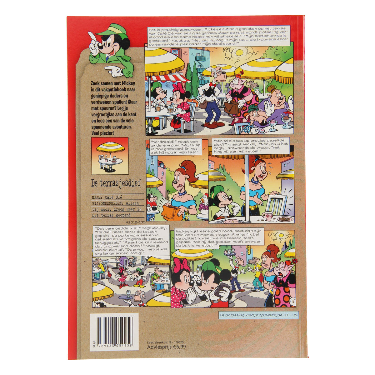 Livre de vacances Mickey le résout