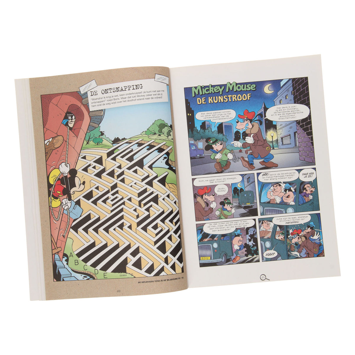 Livre de vacances Mickey le résout
