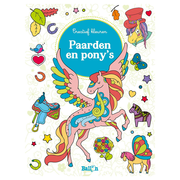 Couleurs créatives poneys de chevaux