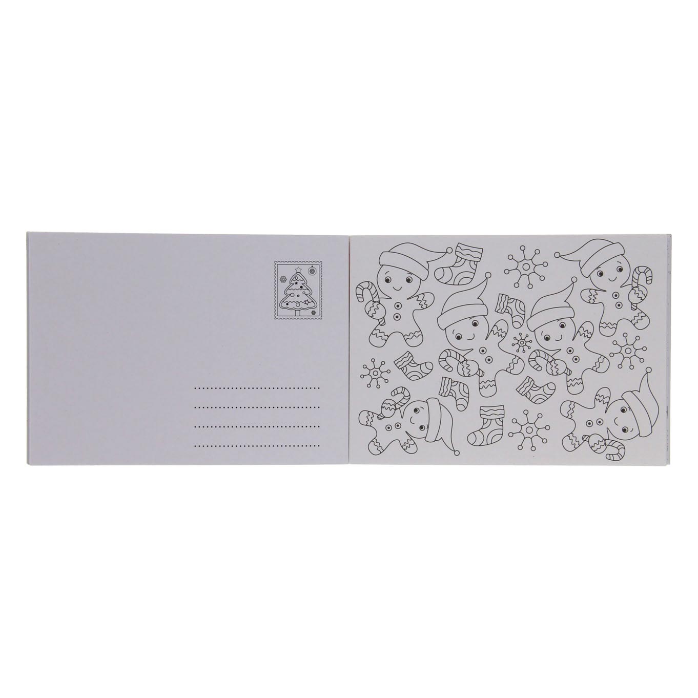 Cartes de Noël de coloration, 20e.
