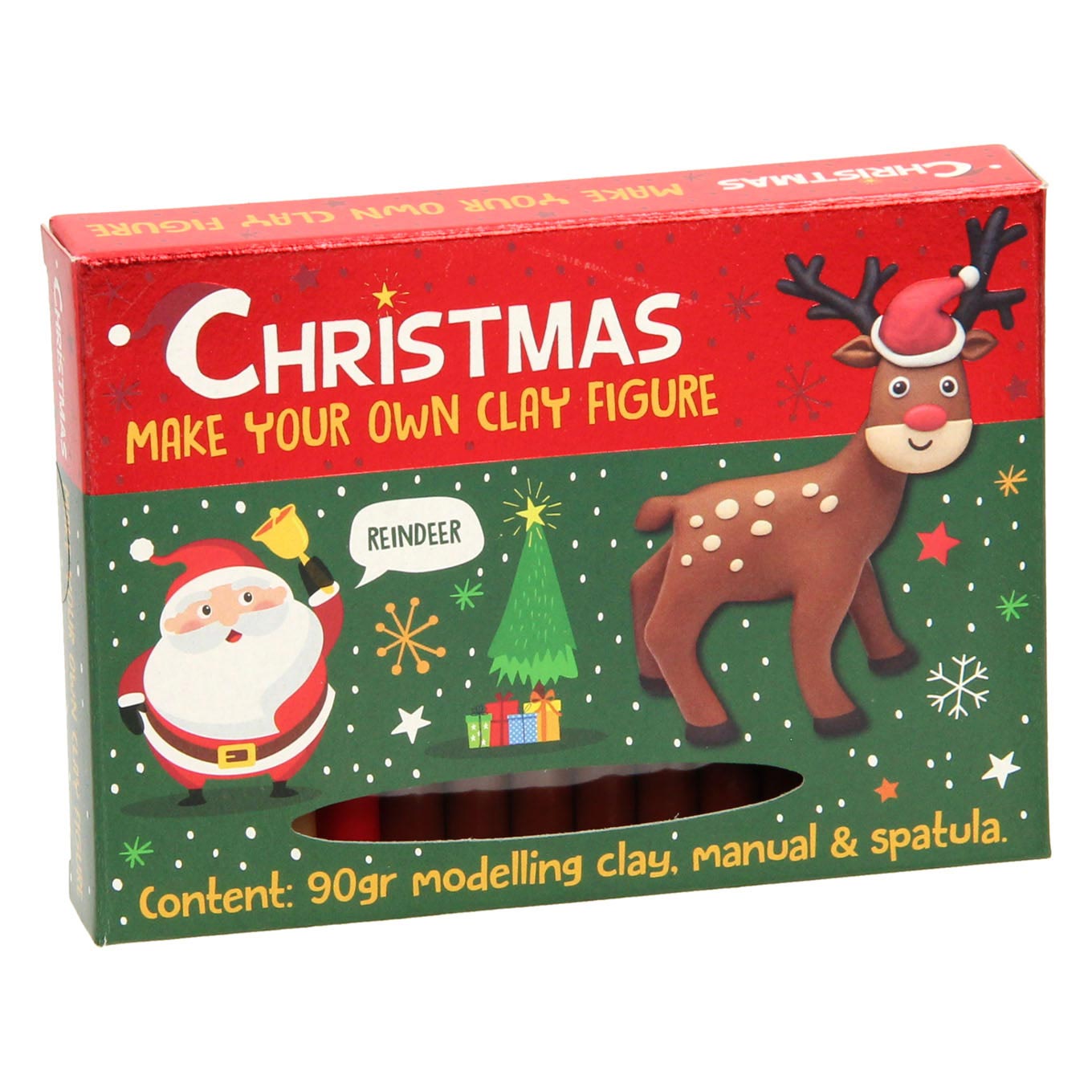 Faites votre propre silhouette d'argile Noël