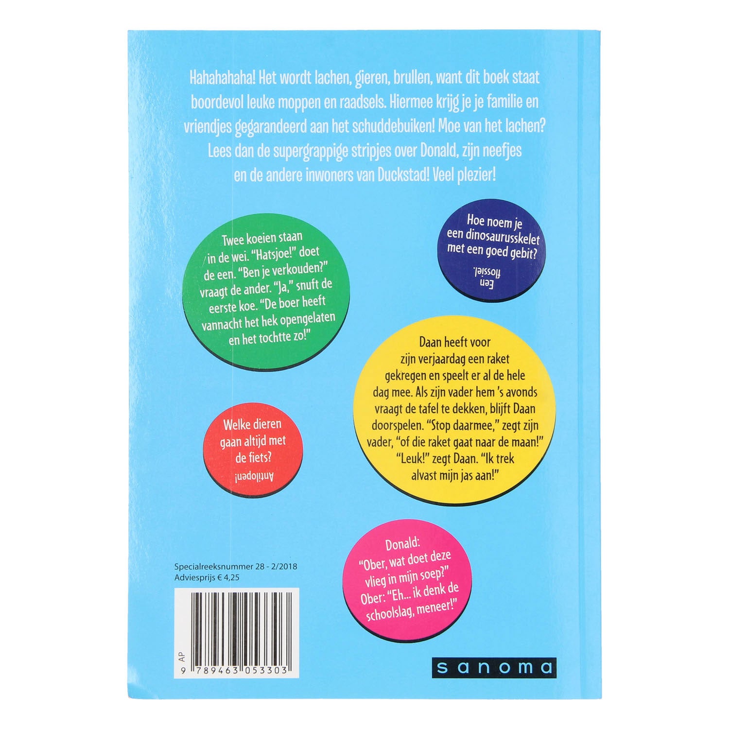 Book Specials Nederland bv Donald Duck Jopping Drum Blue