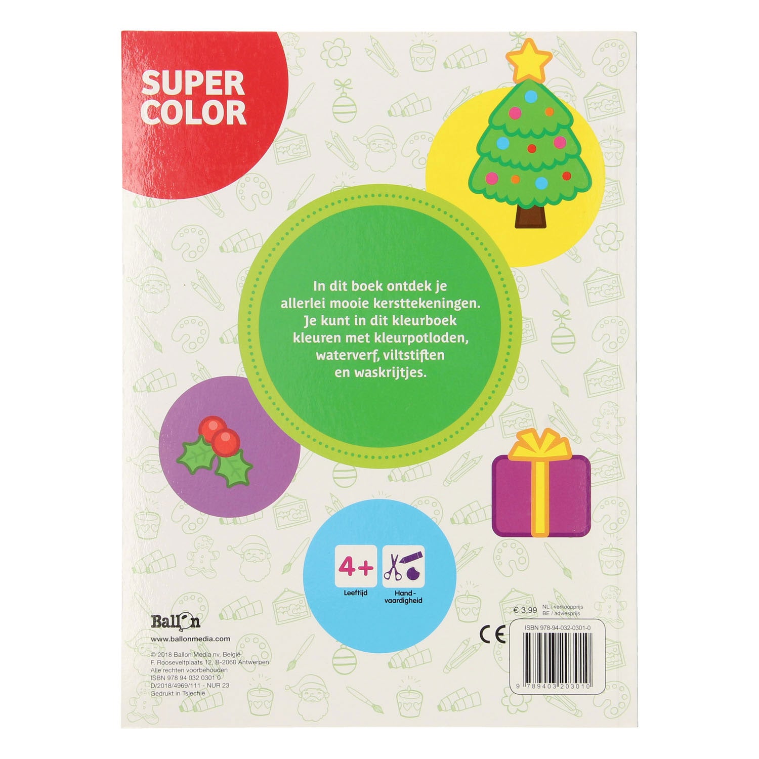 Book Specials Nederland bv Super Coloring Livre Noël