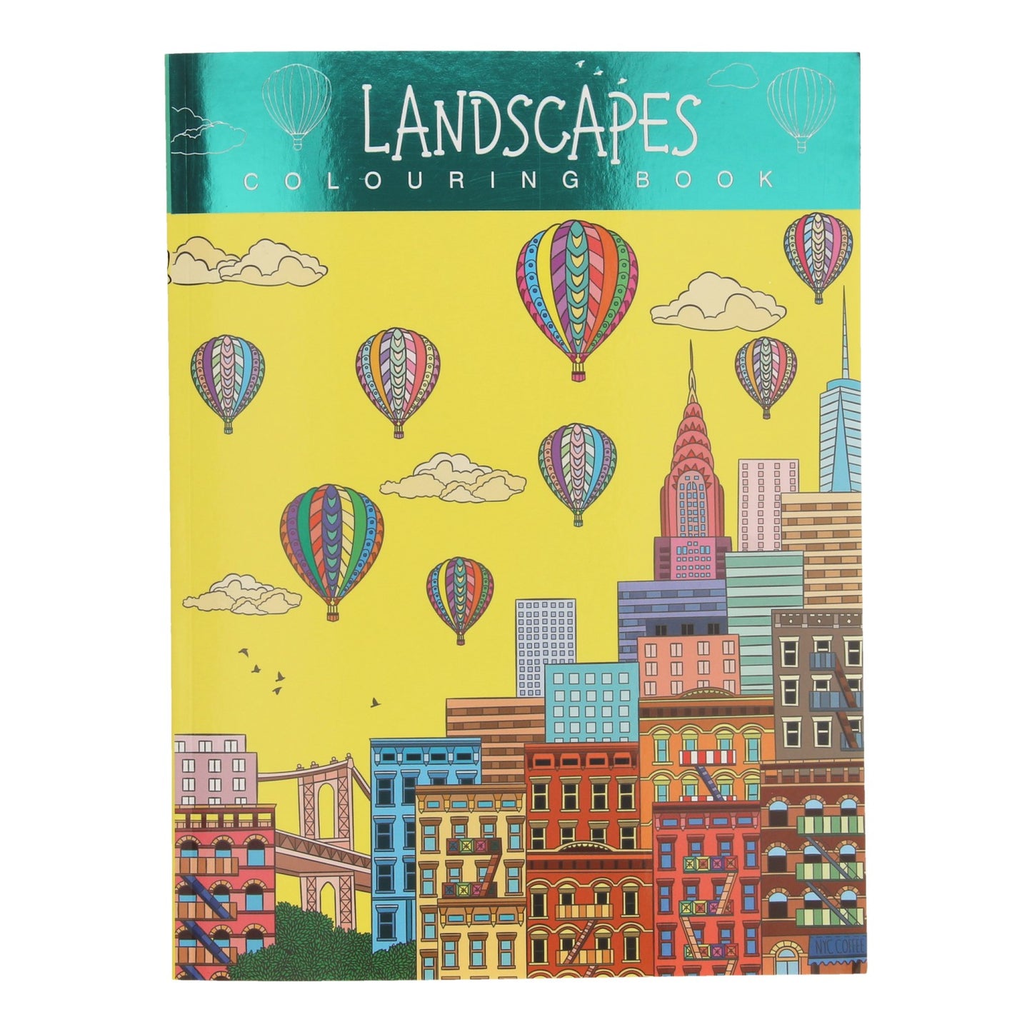 Paysage de livre à colorier