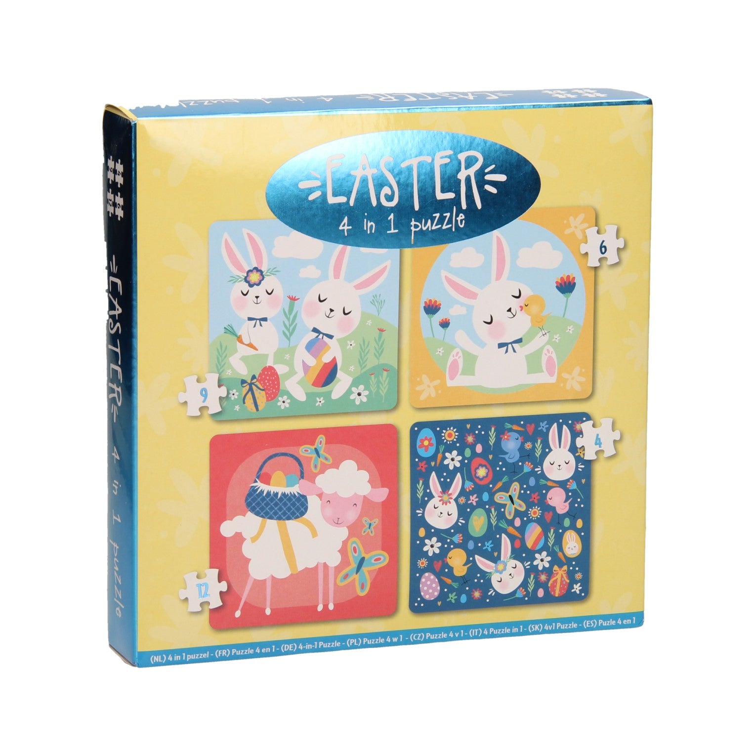 Puzzle des enfants Pâques, 4in1