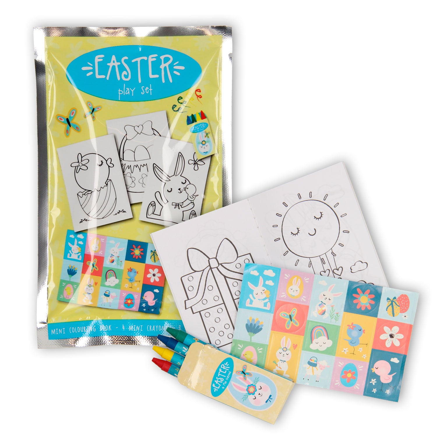 Treat Set: Coloring Book, Wash Pricing Stickervel Pâques