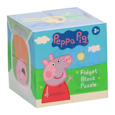 Puzzle de blocs de fiche de porc peppa