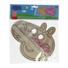 Peignez votre propre masque de porc peppa en bois