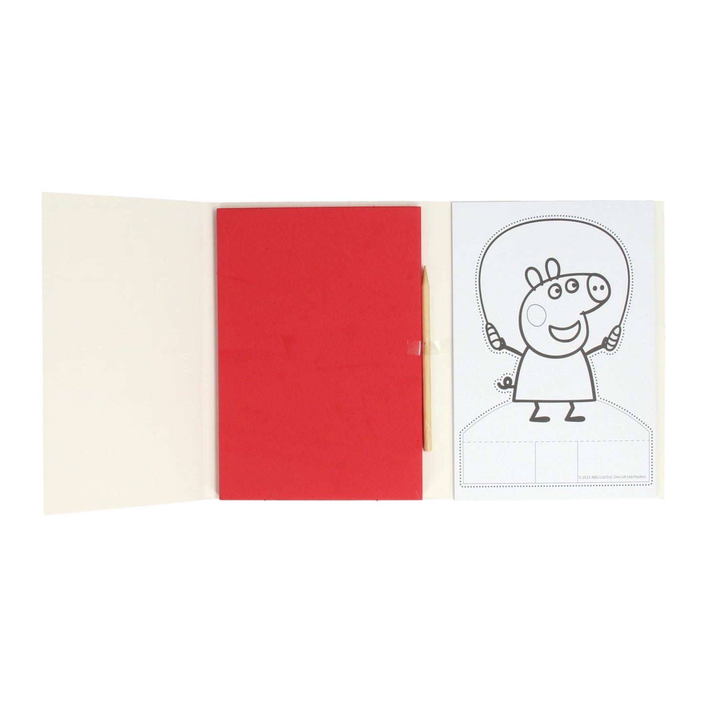 Bloc de piqûres de cochon peppa