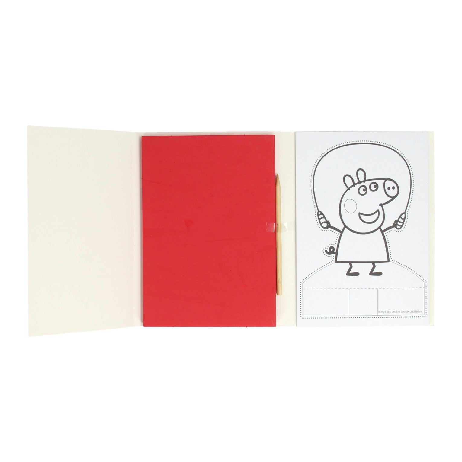 Bloc de piqûres de cochon peppa