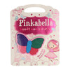 Pinkabella aime les couleurs avec des crayons de cire en forme de papillon