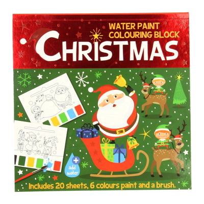 Bloc aquarelle Noël