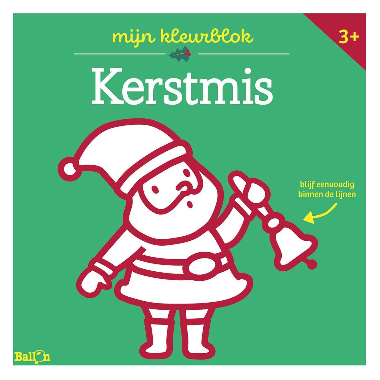 Mon bloc de couleur Noël avec des lignes épaisses