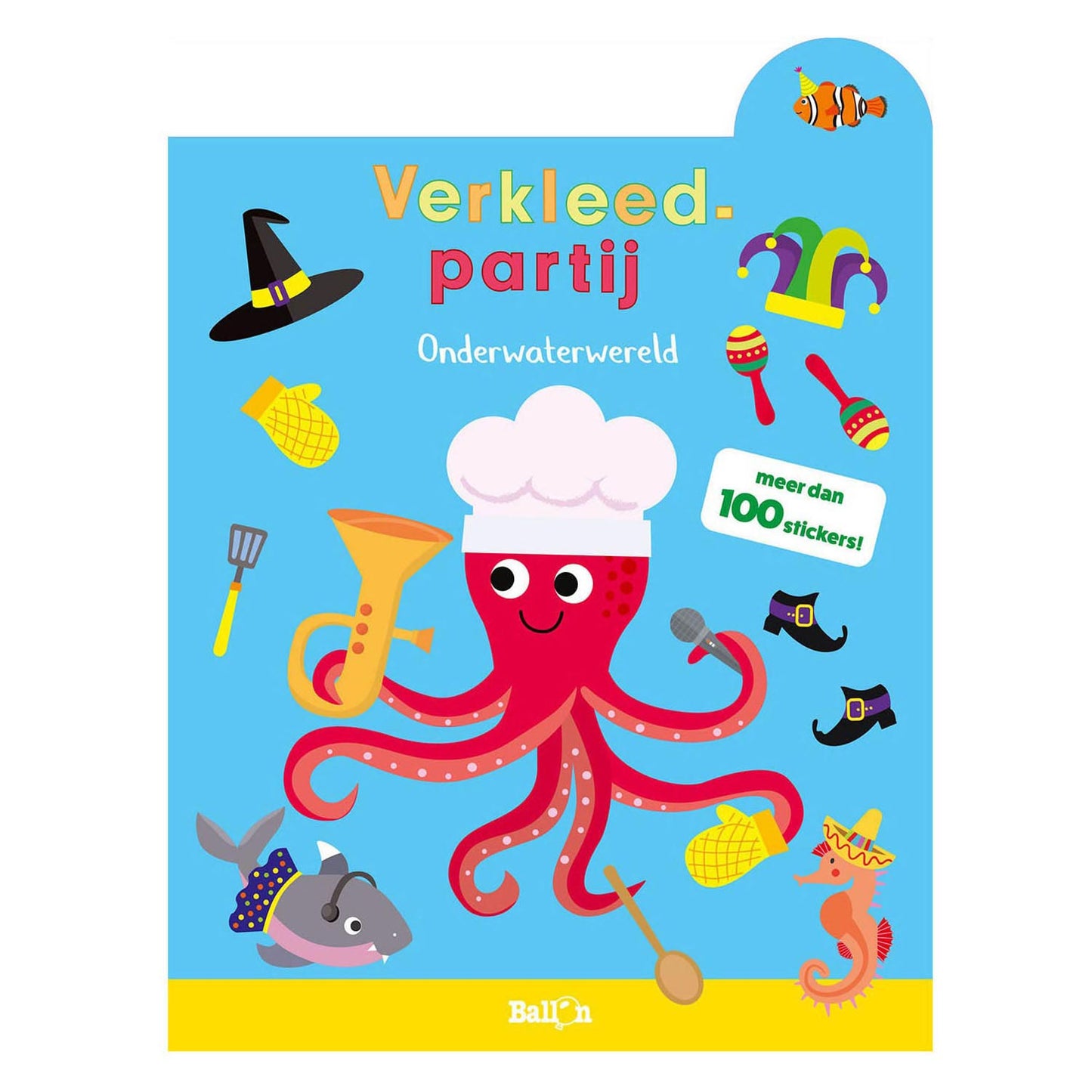 Habiller la fête StickerBoek: MONDE SURWATER