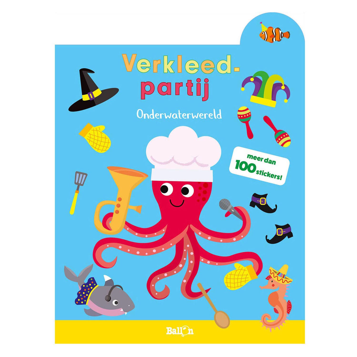 Habiller la fête StickerBoek: MONDE SURWATER