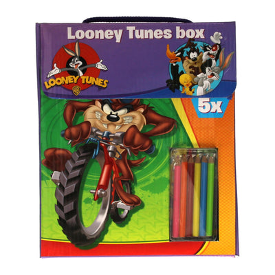 Livre spécial Nederland bv looney Tunes Colorbook Box avec crayons de couleur
