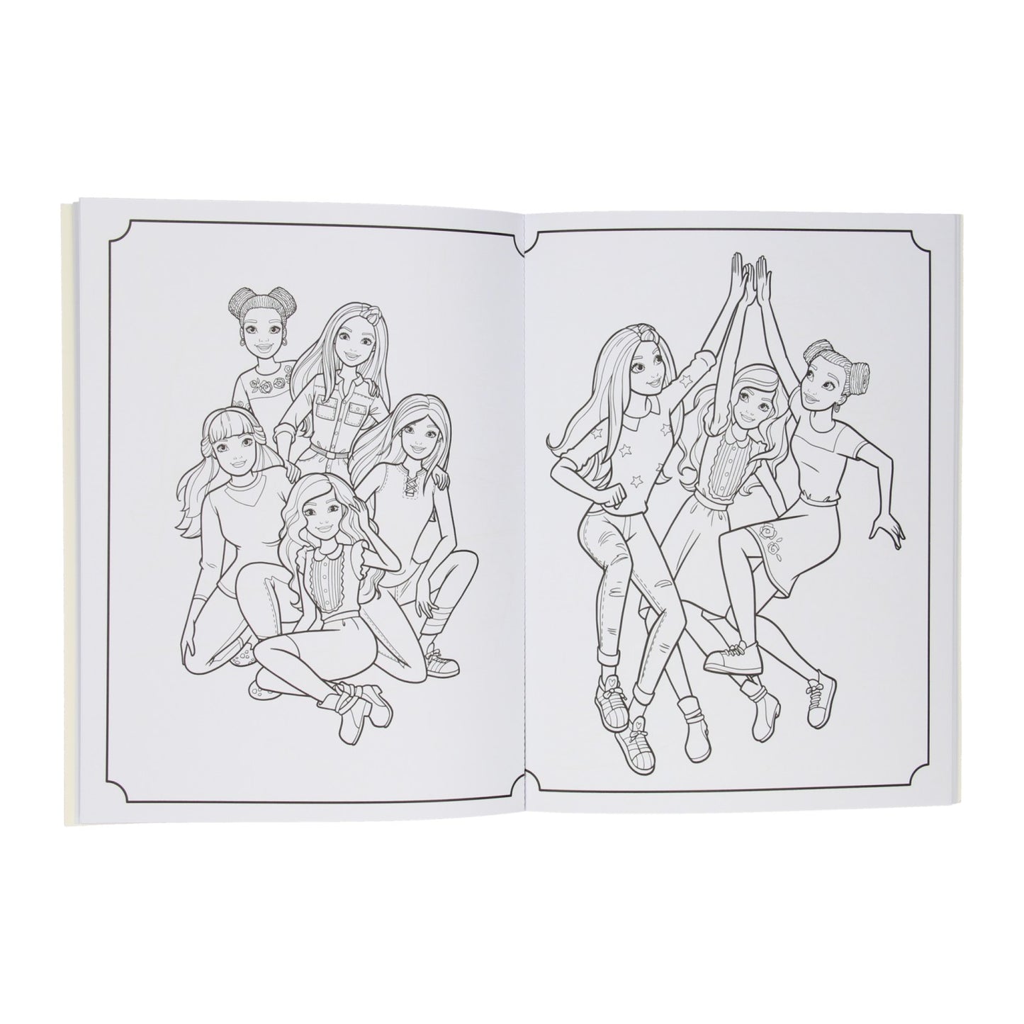 Super Colorbook Barbie avec des crayons