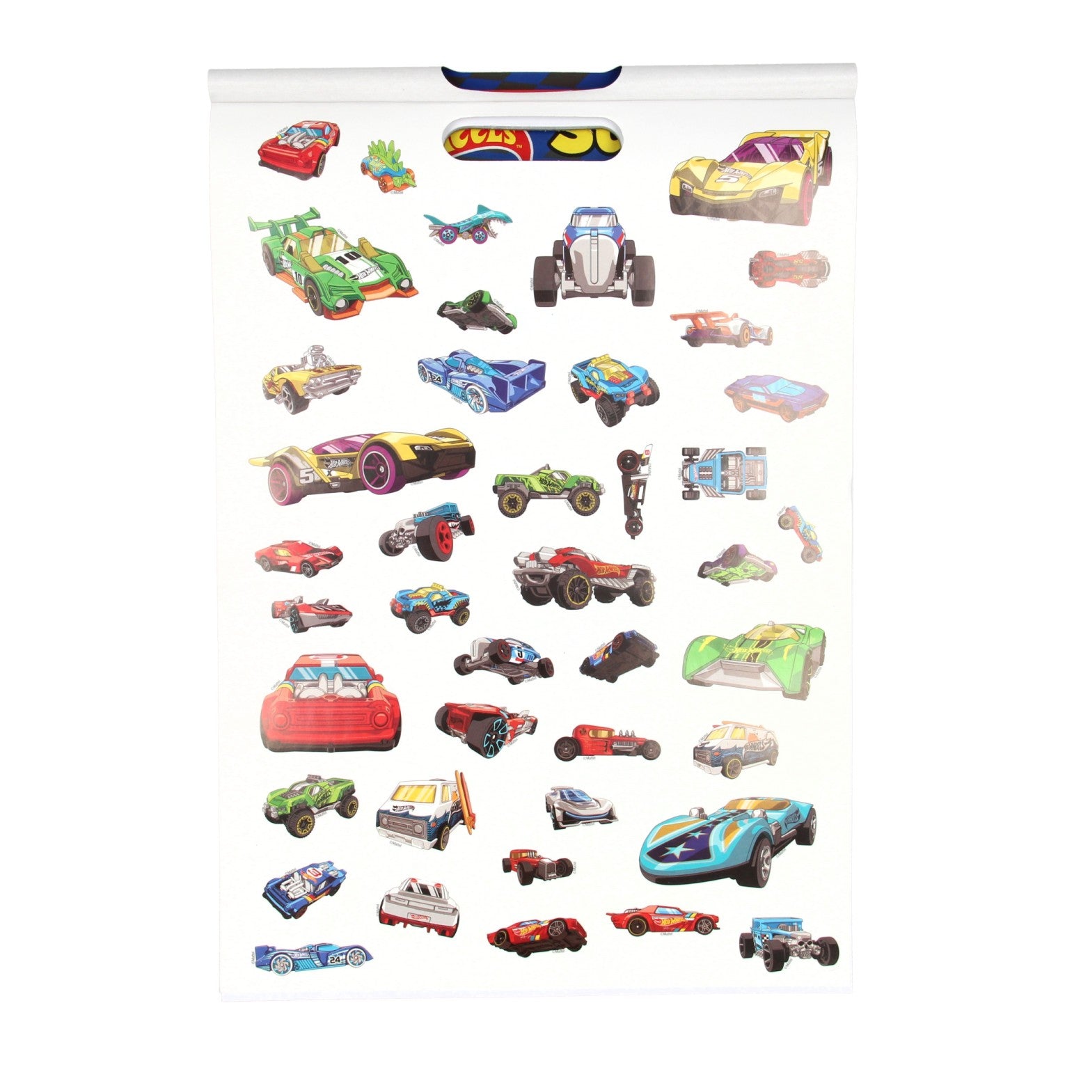Roues chaudes de super couleur colorbook