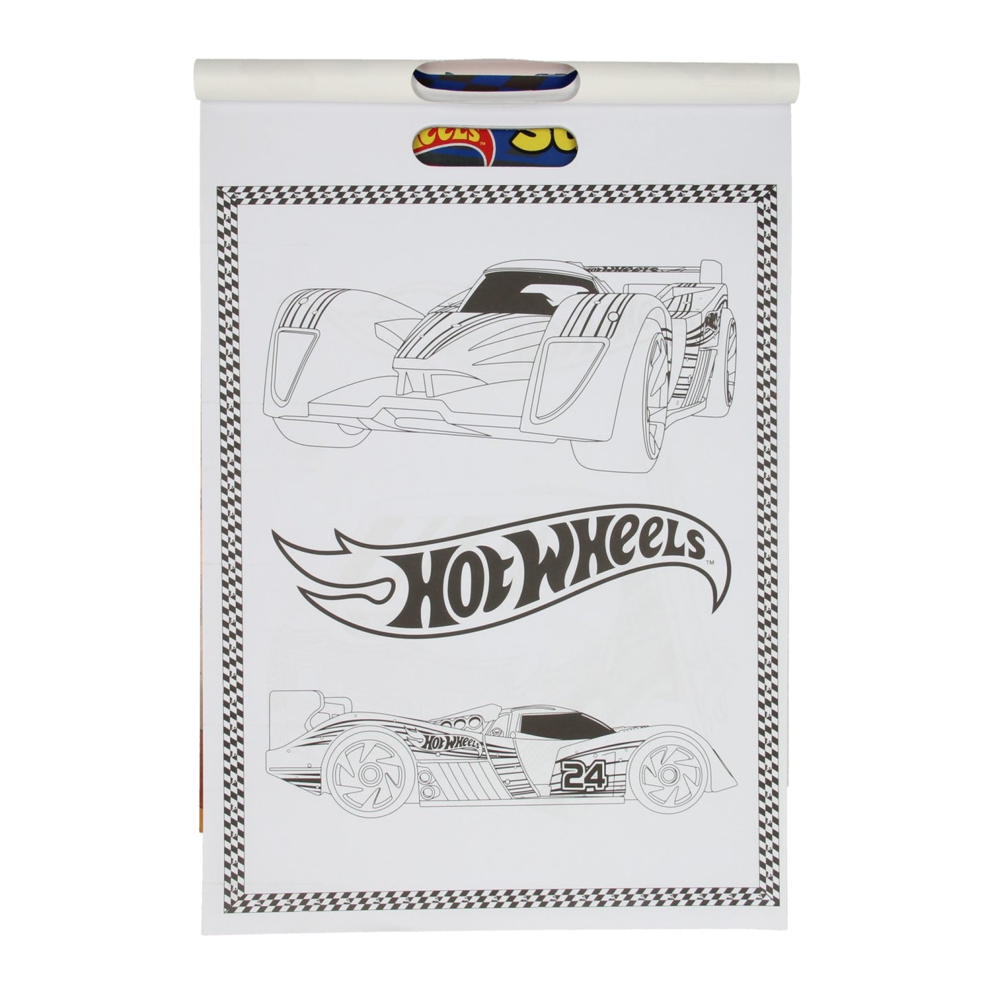 Roues chaudes de super couleur colorbook