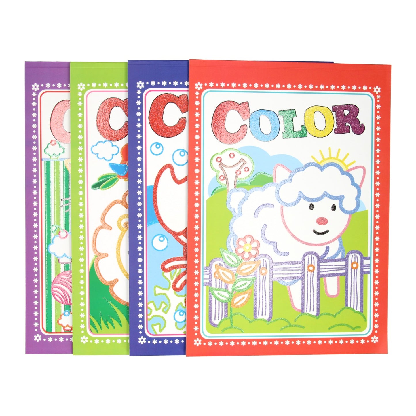 Livre de couleurs à paillettes