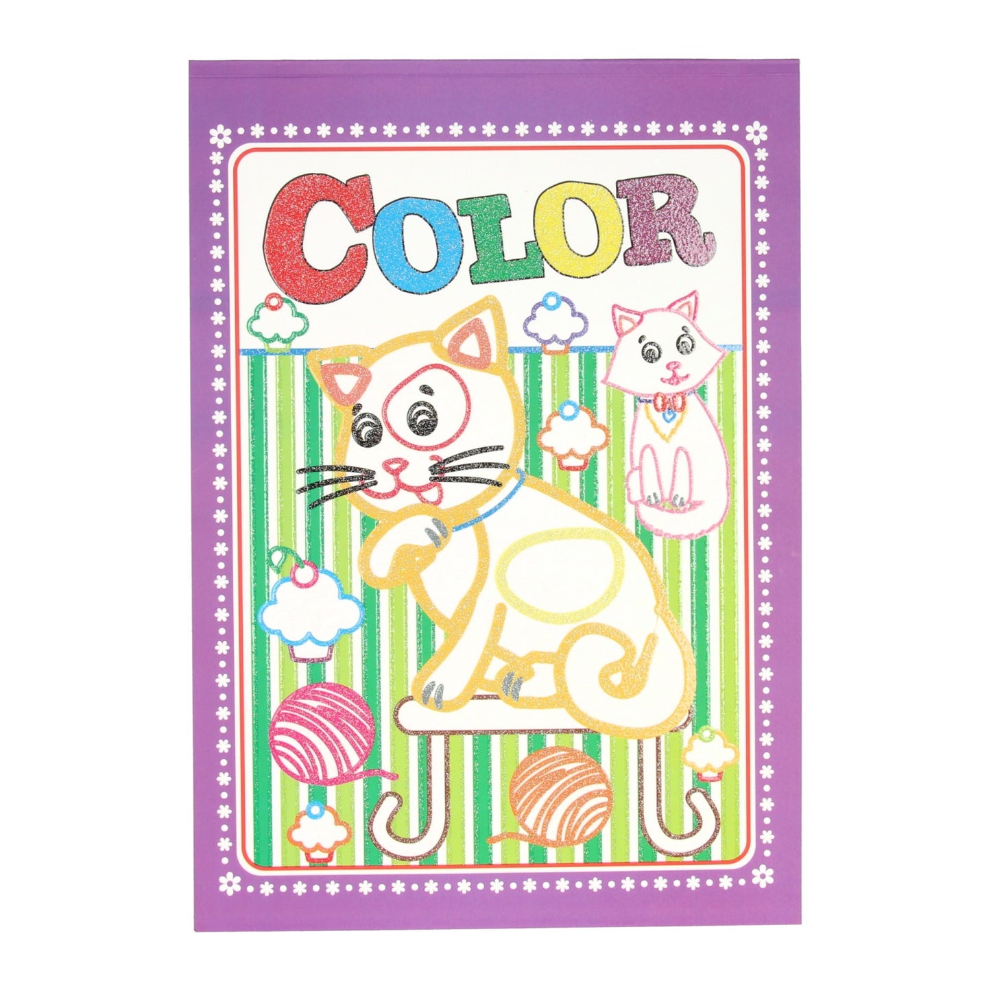 Livre de couleurs à paillettes