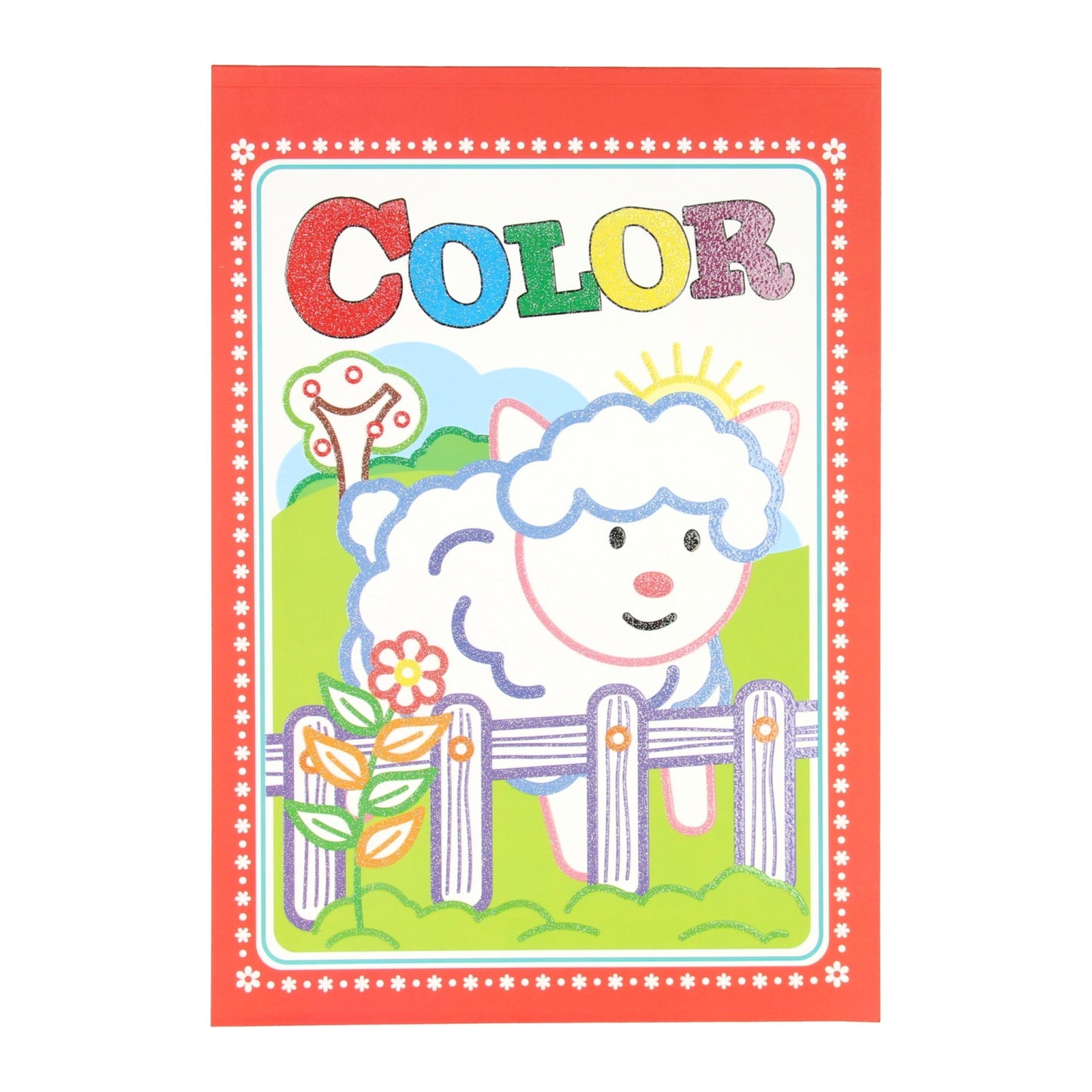 Livre de couleurs à paillettes
