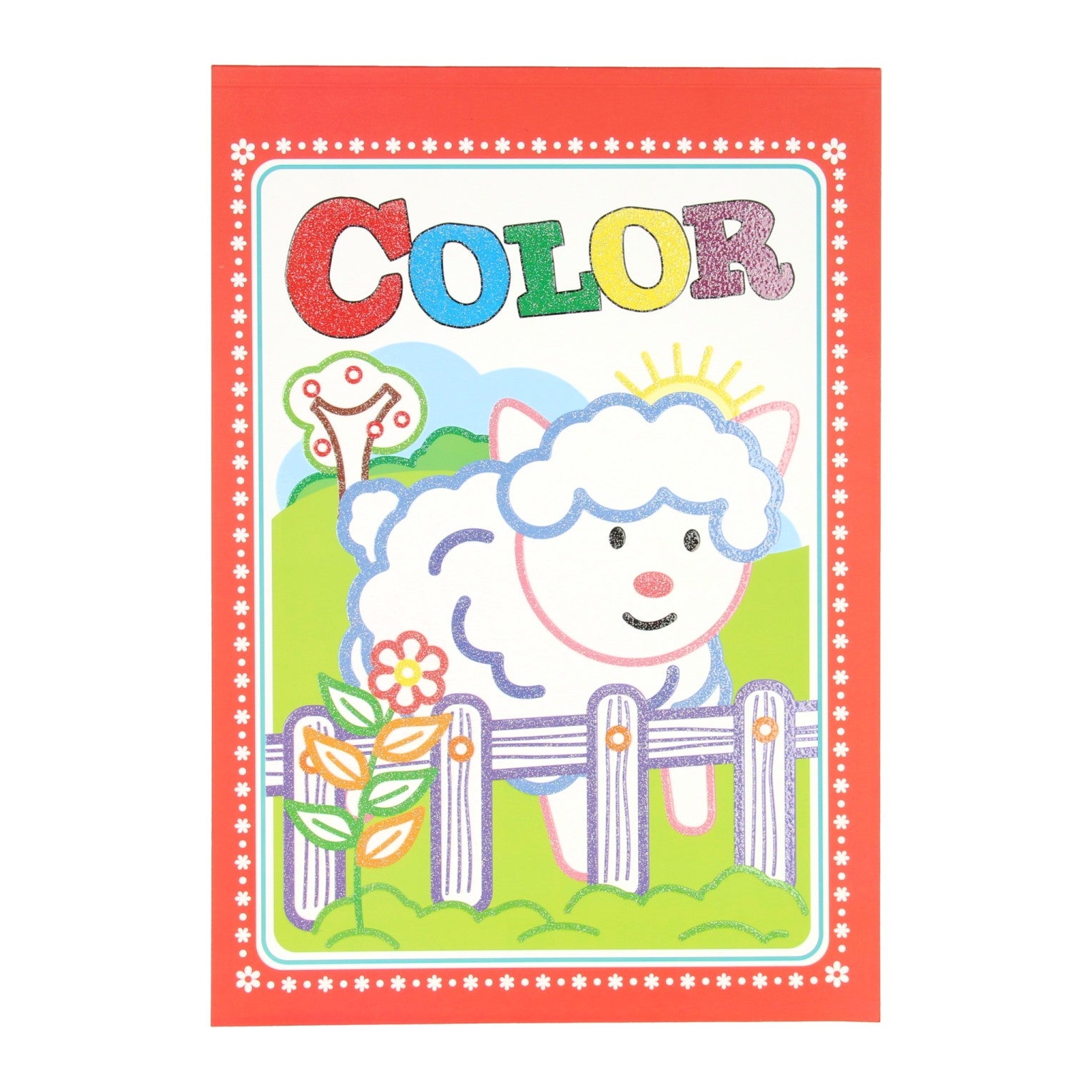 Livre de couleurs à paillettes