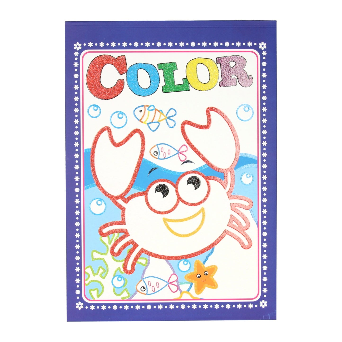 Livre de couleurs à paillettes
