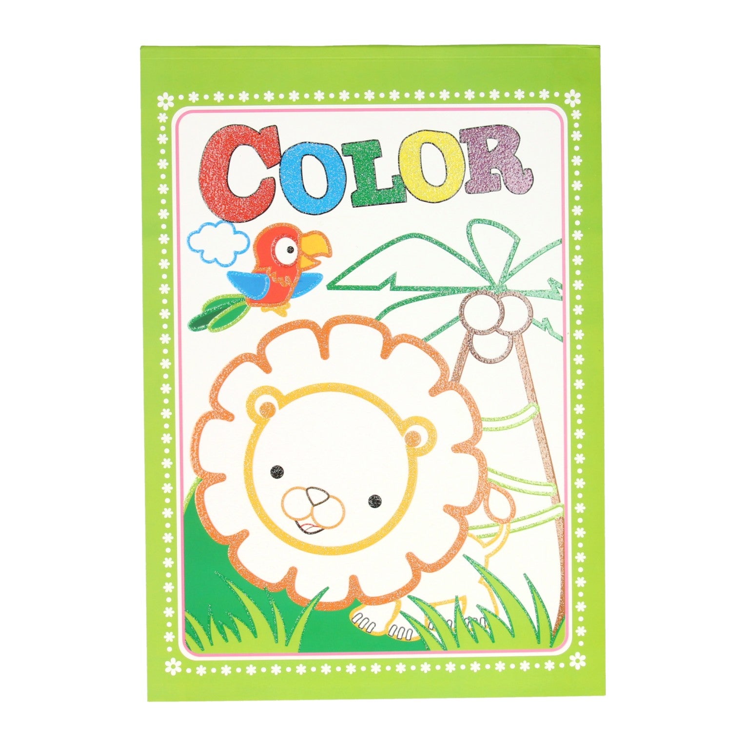 Livre de couleurs à paillettes