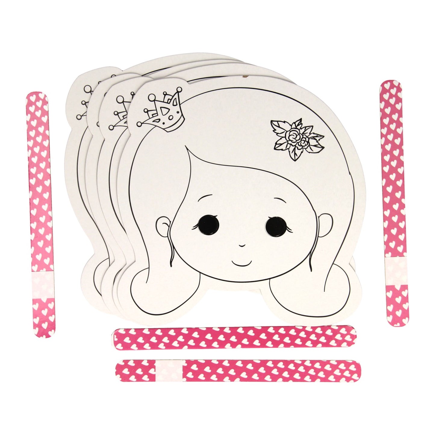 Couleur et faites vos propres masques - Princess, 4e.