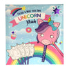Couleur et faites vos propres masques - Unicorn, 4st.