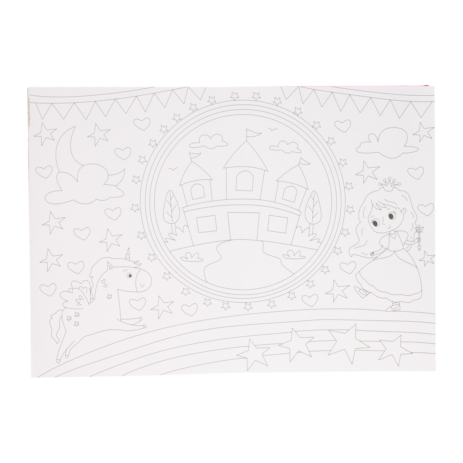 Livre de coloriage de placemat - Unicorn