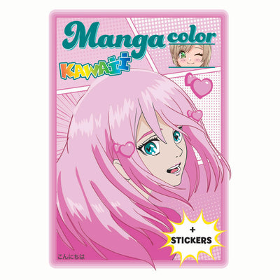 Livre spécial Pays-Bas bv manga couleur kawaii et autocollants livre de coloriage