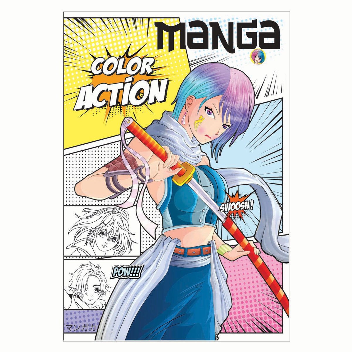 Livres spéciaux Pays-Bas BV manga color action livre de coloriage