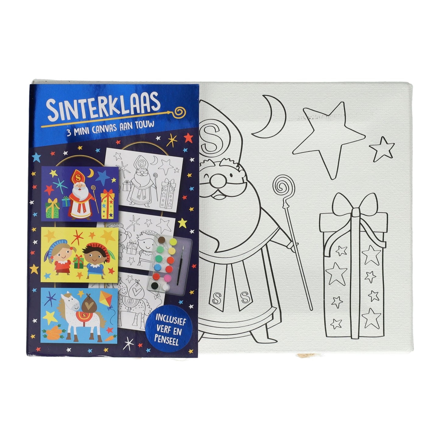 Toile Collage Sinterklaas Paint Set, 3e.