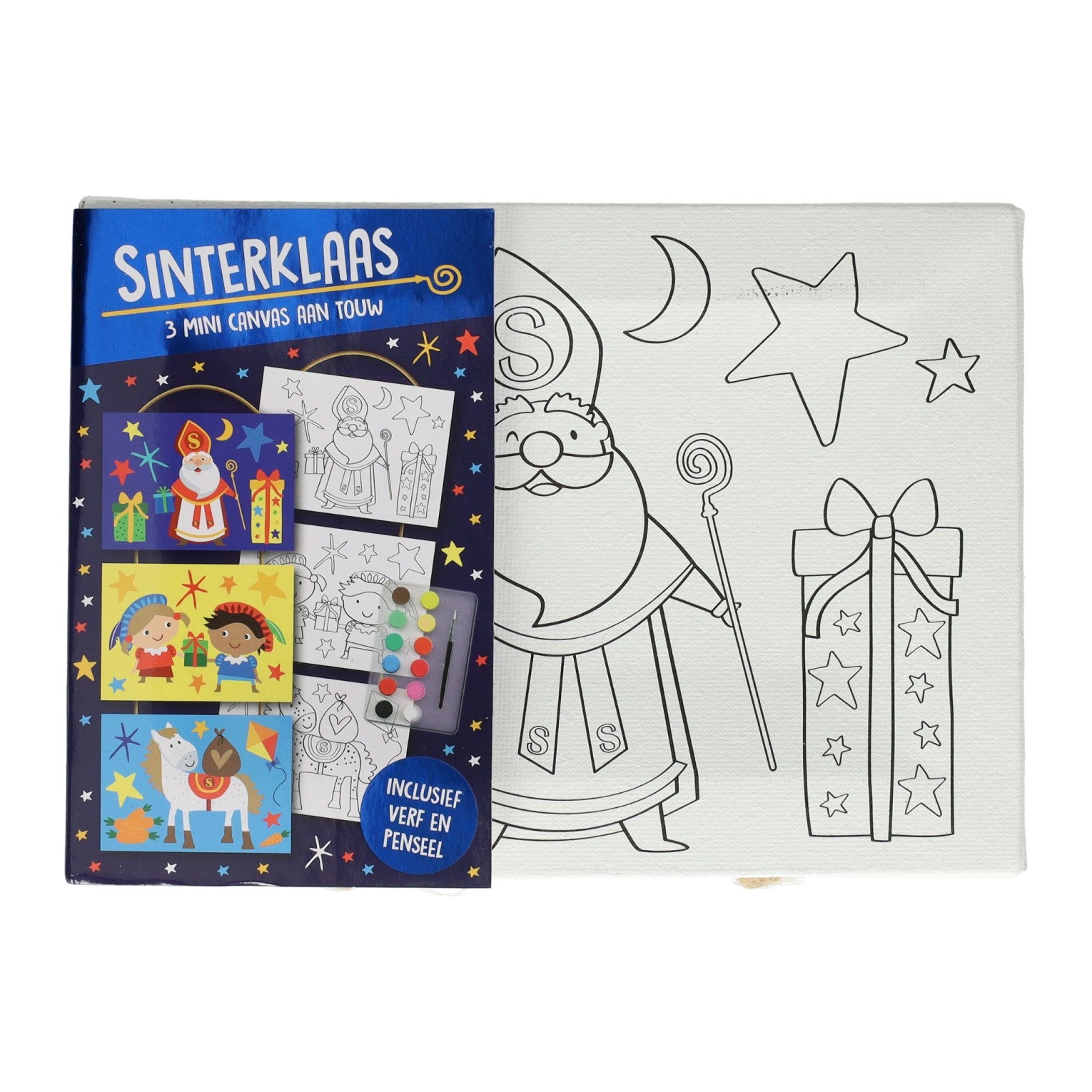 Toile Collage Sinterklaas Paint Set, 3e.