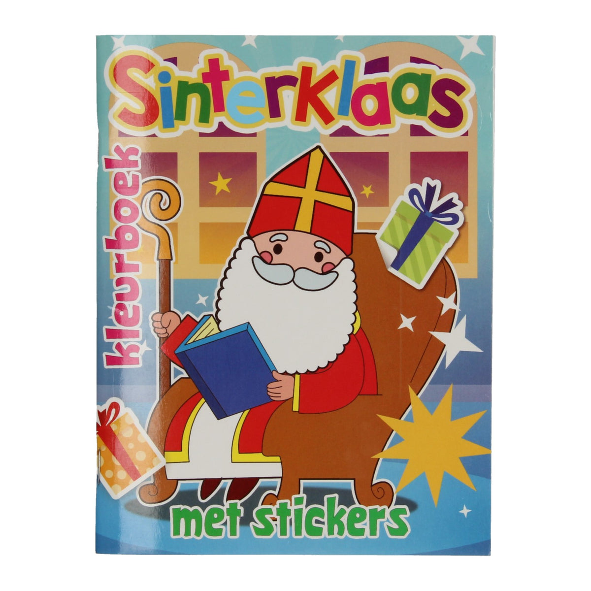 Livres spéciaux aux Pays-Bas, par exemple Livre de coloriage Sinterklaas avec autocollants